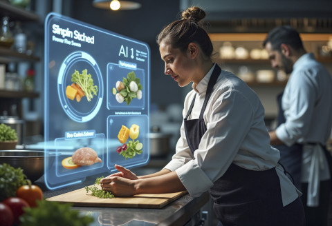 The Future of Halal Food: Innovations Shaping Ethical and Sustainable Eating 48 futuristic technology concept