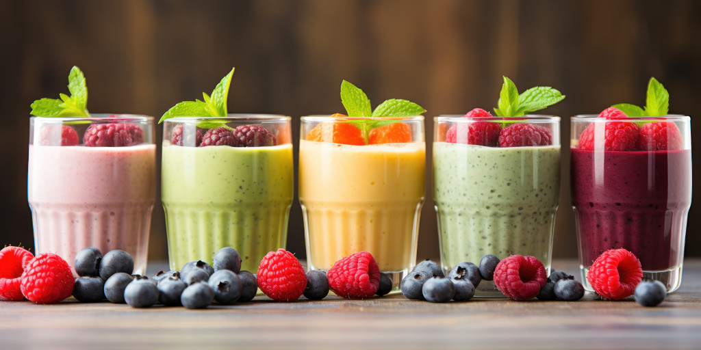 Sip Smart: Halal Smoothies for Energy, Health & Flavor 43 layers berry chia seed smoothies colorful healthy
