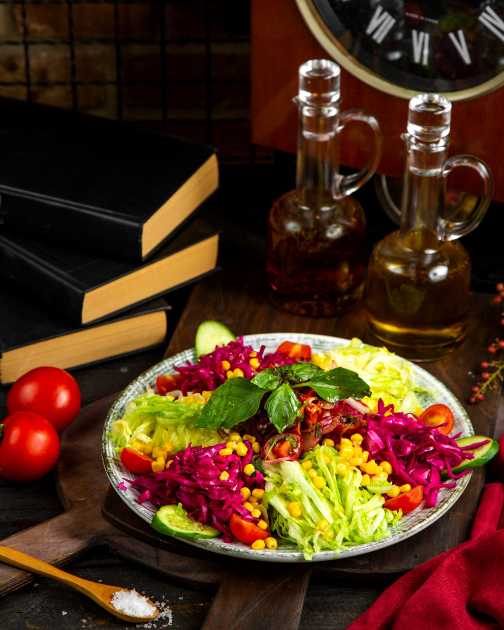 “Fresh, Fast, and Halal: 3 Salad Recipes You Can Make in Under 10 Minutes” 43 light salad cabbage corn cucumbers tomatoes